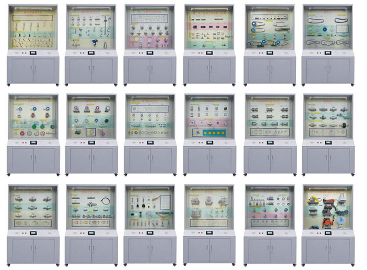 FZSJ-18精選型《機械零件設計》示教陳列柜