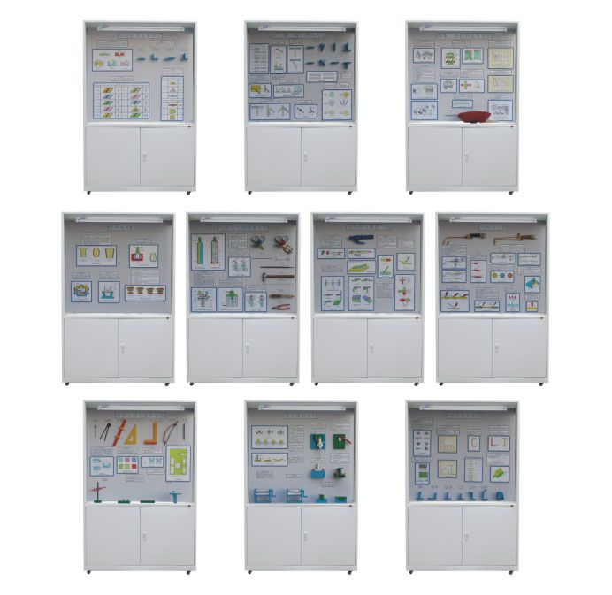 FZHM-10型《焊、鉚工工藝學(xué)》示教陳列柜
